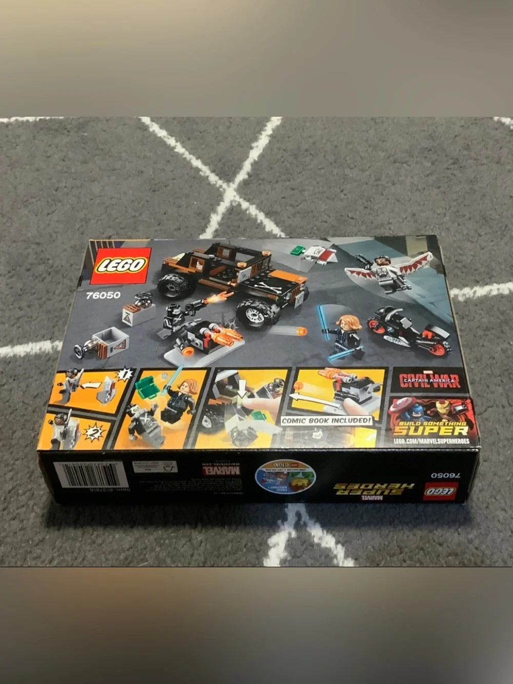 LEGO Marvel Super Heroes Orange & Black Crossbones Hazard Heist Set